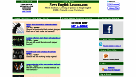 What Newsenglishlessons.com website looked like in 2019 (4 years ago)