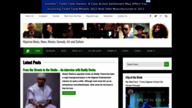What Nigerianentertainment.com website looked like in 2019 (4 years ago)