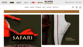 What Nilsonshoes.com website looked like in 2019 (4 years ago)