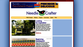 What Needlecrafter.com website looked like in 2019 (4 years ago)