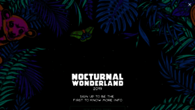What Nocturnalfestival.com website looked like in 2019 (4 years ago)
