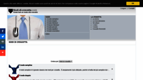 What Nodi-di-cravatta.com website looked like in 2019 (5 years ago)