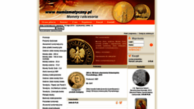 What Numizmatyczny.pl website looked like in 2019 (4 years ago)