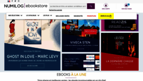 What Numilog.fr website looked like in 2019 (6 years ago)