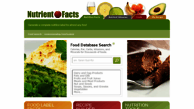 What Nutrientfacts.com website looked like in 2019 (4 years ago)