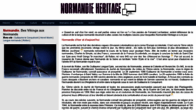 What Normandie-heritage.com website looked like in 2019 (4 years ago)