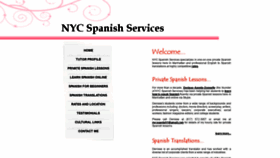 What Nycspanish.com website looked like in 2019 (4 years ago)