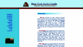 What Nyradioguide.com website looked like in 2019 (4 years ago)