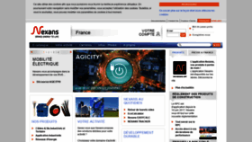 What Nexans.fr website looked like in 2019 (6 years ago)