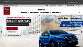 What Nissan.pl website looked like in 2019 (4 years ago)