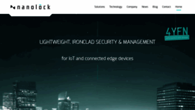What Nanolocksecurity.com website looked like in 2019 (4 years ago)