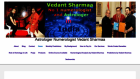 What Numerologistinindia.com website looked like in 2019 (4 years ago)