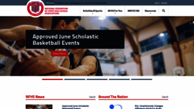 What Nfhs.org website looked like in 2019 (4 years ago)