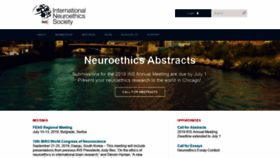 What Neuroethicssociety.org website looked like in 2019 (4 years ago)