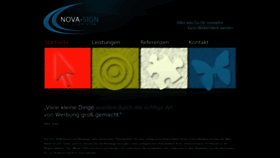 What Nova-sign.de website looked like in 2019 (4 years ago)