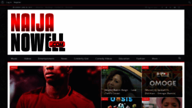 What Naijanowell.com website looked like in 2019 (4 years ago)