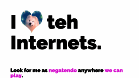 What Negatendo.net website looked like in 2019 (4 years ago)
