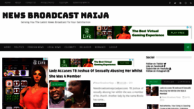 What Newsbroadcast.com.ng website looked like in 2019 (4 years ago)
