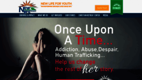 What Newlifeforyouth.com website looked like in 2019 (4 years ago)