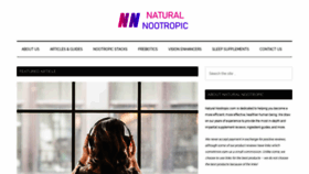 What Naturalnootropic.com website looked like in 2019 (4 years ago)