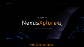 What Nexusxplore.com website looked like in 2019 (4 years ago)