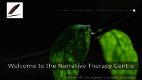 What Narrativetherapycentre.com website looked like in 2019 (4 years ago)