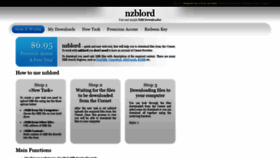 What Nzblord.com website looked like in 2019 (4 years ago)