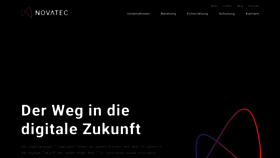 What Novatec-gmbh.de website looked like in 2019 (4 years ago)