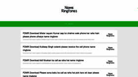 What Nameringtones.com website looked like in 2019 (4 years ago)