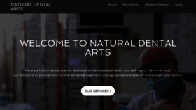 What Naturaldentalarts.com website looked like in 2019 (4 years ago)