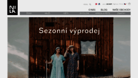 What Nila.cz website looked like in 2019 (4 years ago)
