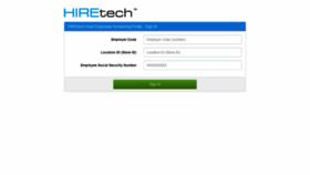 What Newhire.hiretech.com website looked like in 2019 (4 years ago)