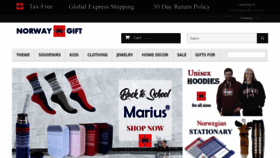 What Norwaygift.com website looked like in 2019 (4 years ago)