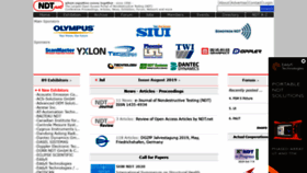 What Ndt.net website looked like in 2019 (5 years ago)