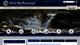 What Newmarlboroughma.gov website looked like in 2019 (4 years ago)