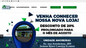 What Novanatural.com.br website looked like in 2019 (4 years ago)