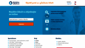 What Navstevalekare.cz website looked like in 2019 (4 years ago)