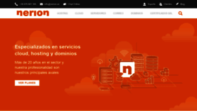 What Nerion.es website looked like in 2019 (4 years ago)