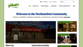 What Northumbriacommunity.org website looked like in 2019 (4 years ago)