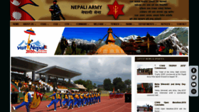 What Nepalarmy.mil.np website looked like in 2019 (4 years ago)