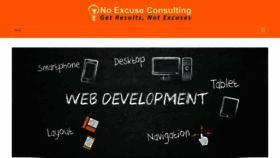 What Noexcuseconsulting.com website looked like in 2019 (4 years ago)