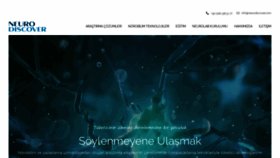 What Neurodiscover.com website looked like in 2019 (4 years ago)