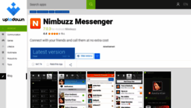 What Nimbuzz-messenger.en.uptodown.com website looked like in 2019 (4 years ago)