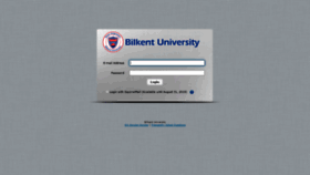 What Newmail.bilkent.edu.tr website looked like in 2019 (4 years ago)