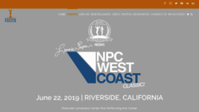 What Npcwestcoast.com website looked like in 2019 (4 years ago)