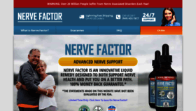 What Nervefactor.com website looked like in 2019 (4 years ago)