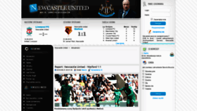 What Nufc.pl website looked like in 2019 (4 years ago)
