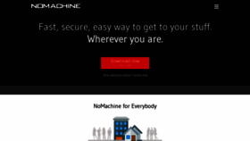What Nomachine.com website looked like in 2019 (4 years ago)