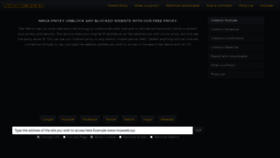 What Ninjaweb.xyz website looked like in 2019 (4 years ago)