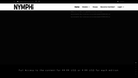What Nymphmuses.com website looked like in 2019 (4 years ago)